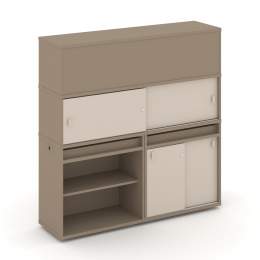 Набор 15 Тумба двойная с надставкой ES.NB.2V-15